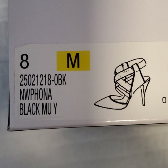 Nine West Black Leather Heel Shoes - Picture 5 of 5